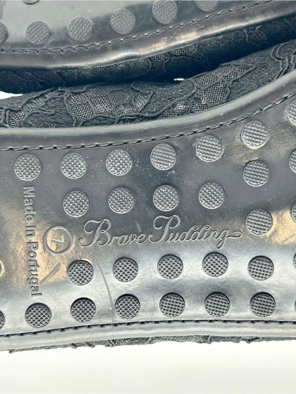 NWT Brave Pudding Black “Evening Strolls” Lace Booties - Picture 9 of 10